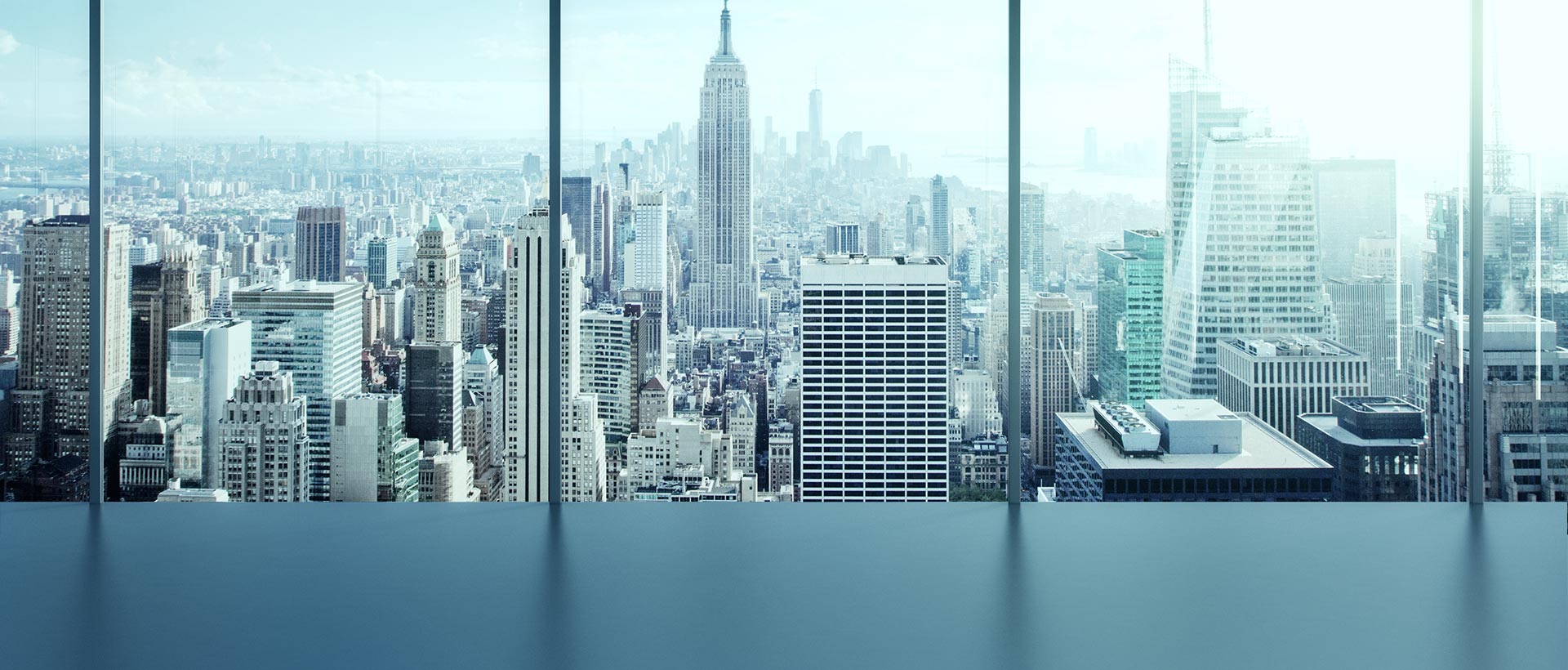 Window city view